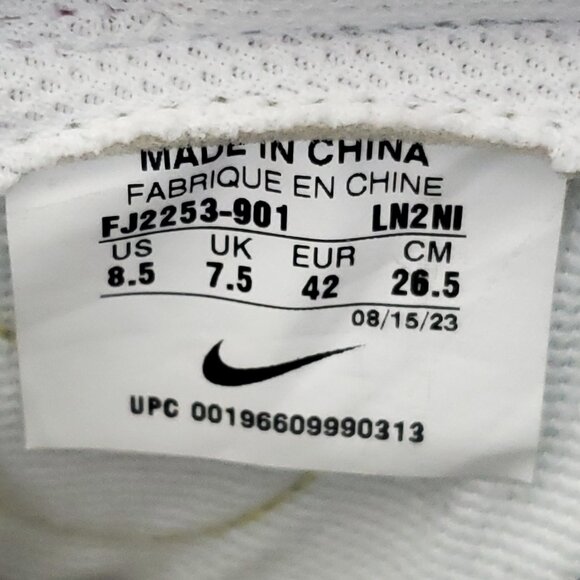 Nike Dunk Low Unlocked By You ID Custom Shoes Pink/White Men's 8.5 Women's 10 - Picture 10 of 11